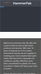 Mobile Screenshot of hammerfab.com